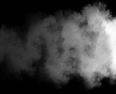Abstract smoke background for design on black background Stock Illustration