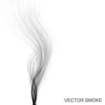 Abstract Smoke. Background vector illustration. Stock Illustration