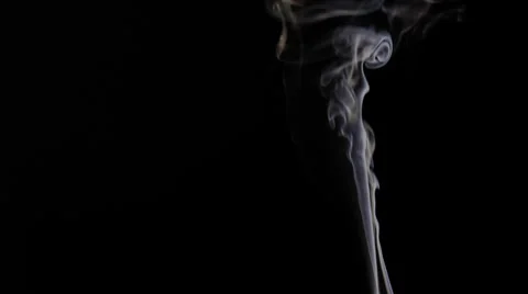 Abstract smoke on a black background Stock Footage 33045365