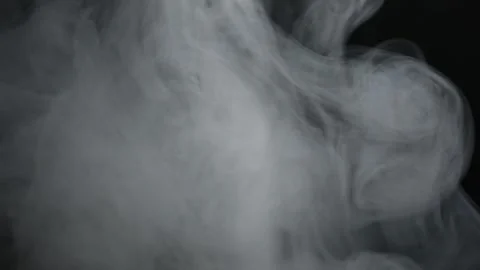 Abstract Smoke on Black Background Видео 333923906