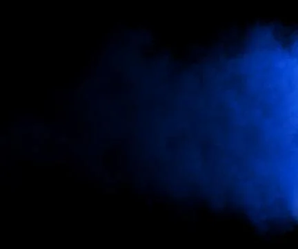 Abstract smoke cloud background on black background Stock Illustration