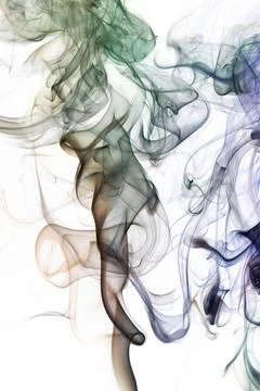 Abstract  smoke cloud shape background Foto stock
