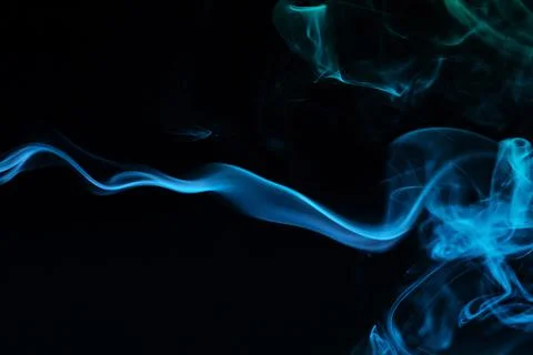 Abstract smoke on dark background Stock Photos