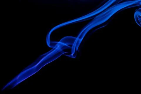 Abstract smoke on dark background Stock Photos