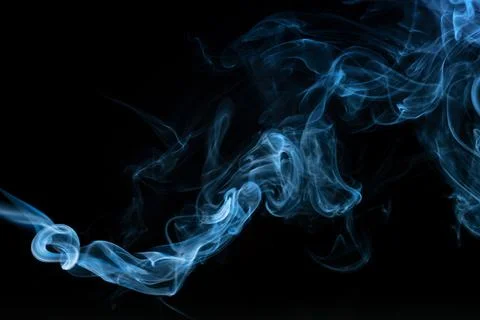 Abstract smoke on dark background Stock Photos