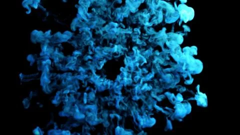 Abstract smoke explosion animation 4k Illustrazione stock