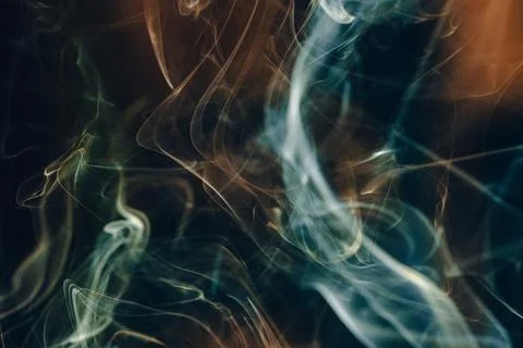 Abstract smoke forms background, colorful smoke formations Stock Illustration