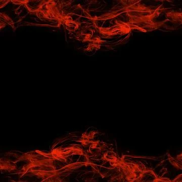 Abstract Smoke Frame On Black Background Stock Photos