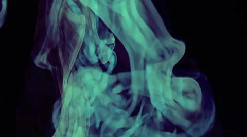 Abstract Smoke Green Red 스톡 동영상 35947192