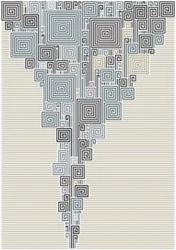 Abstract smoke Stock Illustration