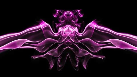 Abstract smoke Stock Illustration