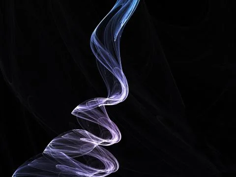 Abstract smoke Stock Illustration