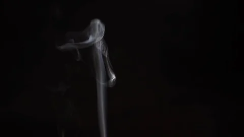 Abstract smoke isolated dark background Stock Footage 109065764