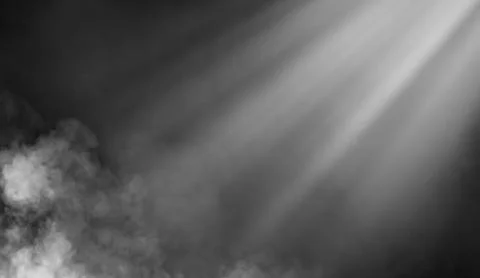 Abstract smoke with light effect. Lighting spotlighting texture overlays. Stock Illustration