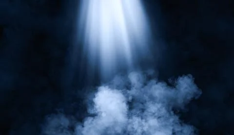 Abstract smoke with light effect. Lighting spotlighting texture overlays. Stock Illustration