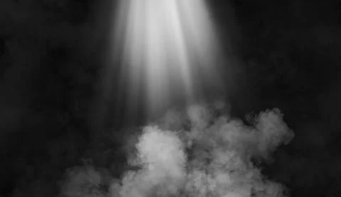 Abstract smoke with light effect. Lighting spotlighting texture overlays. Stock Illustration