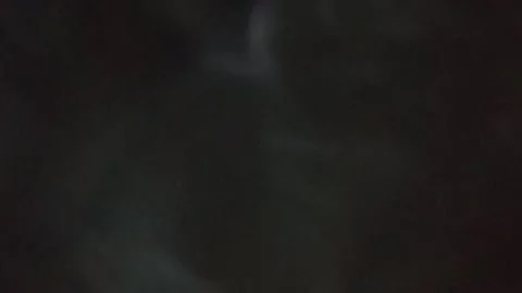 Abstract Smoke at Night with Camera Light Stock Footage 323576062