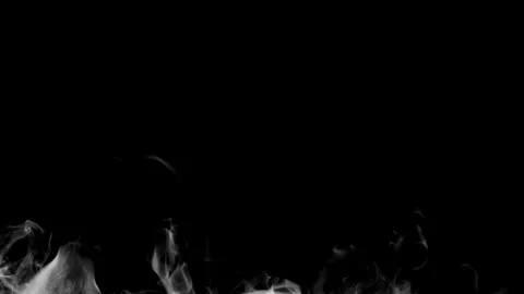 Abstract Smoke Patterns Rising in Dark Background Show Fluid Motion Stock Footage 341780911