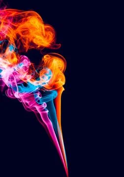 Abstract smoke Foto stock