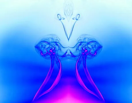 Abstract smoke Foto stock