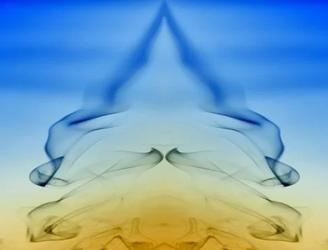 Abstract smoke Foto stock