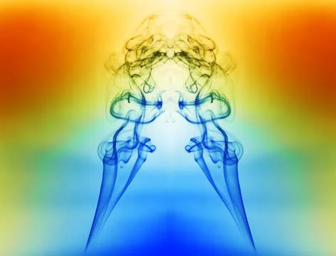 Abstract smoke Foto stock