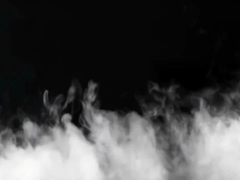 Abstract smoke slowly floating through space against black 스톡 동영상 83283869