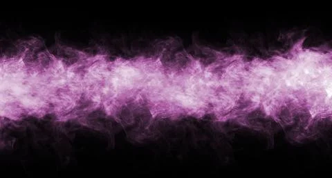 Abstract smoke texture frame over black background. Fog in the darkness. Natural Stock Illustration