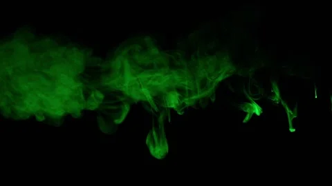 Abstract smoke texture over black background. Fog in the darkness. Stock Footage 307930504
