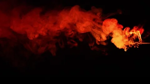 Abstract smoke texture over black background. Fog in the darkness. Stock Footage 307932018