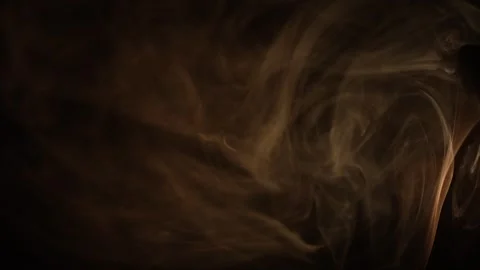 Abstract smoke texture over black background. Fog in the darkness. Stock Footage 307934791