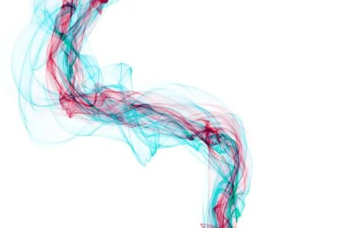 Abstract smoke waves Stock Illustration