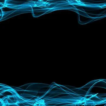 Abstract smoke waves Stock Illustration