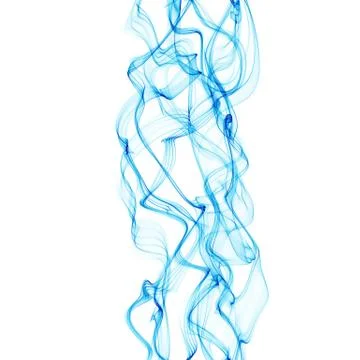 Abstract smoke waves Stock Illustration