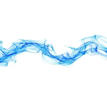 Abstract smoke waves Stock Illustration