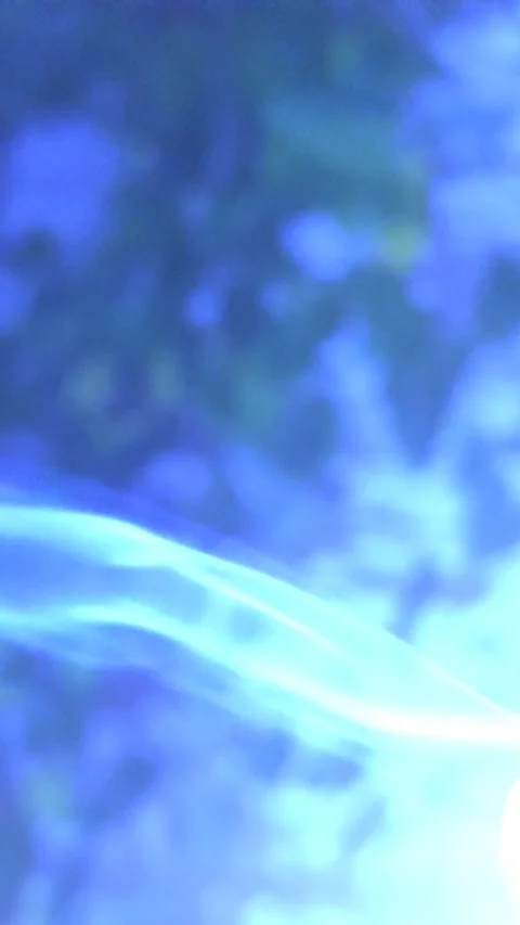 Abstract Smokey Bluish View, Vertical 4k-footage Video stock 303211155