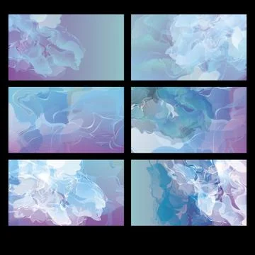 Abstract smoky flow  cloudy background Stock Illustration