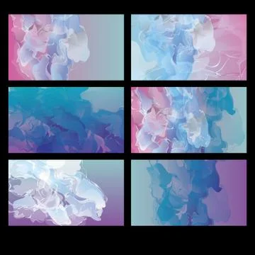 Abstract smoky flow  cloudy background Stock Illustration
