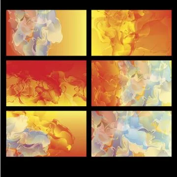 Abstract smoky flow  cloudy background Stock Illustration