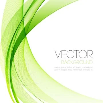 Abstract smoky waves  background. Template brochure desig Stock Illustration