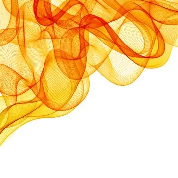 Abstract smoky waves  background. Template brochure desig Illustrazione stock