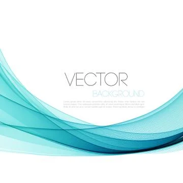 Abstract smoky waves  background. Template brochure desig Illustrazione stock