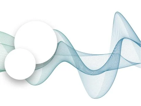 Abstract smoky waves background. Template brochure design Stock-Illustration