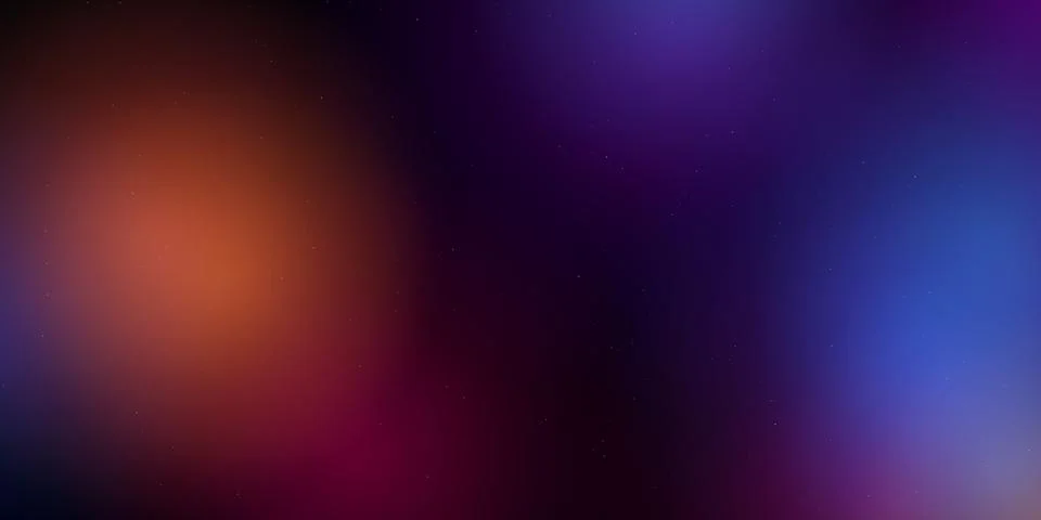 Abstract smooth background with orange and blue light Stock Illustration