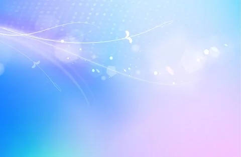 Abstract smooth blue lines. Stock Illustration