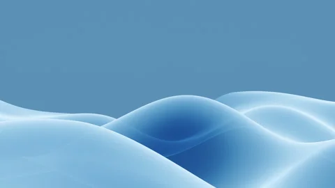 Abstract smooth blue liquid wave surface - corporate loop Stock Footage 340241098
