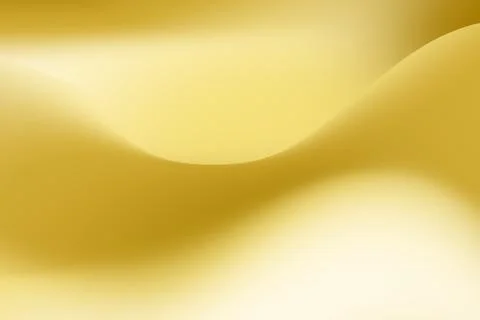 Abstract Smooth Blurry Gradient Soft Golden Shiny Wavy Background Stock Illustration