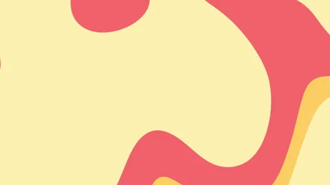 Abstract smooth curves seamless pattern in soft pink and beige tones Stock Footage 312985684