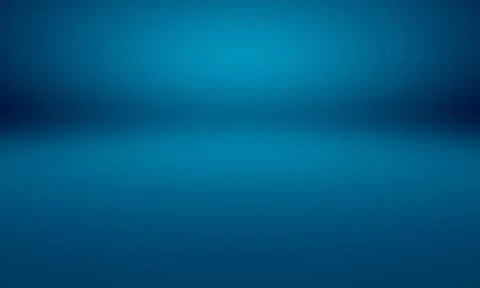 Abstract Smooth Dark blue with Black vignette Studio well use as background Stock Illustration