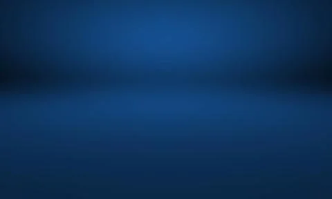 Abstract Smooth Dark blue with Black vignette Studio well use as background Stock Illustration